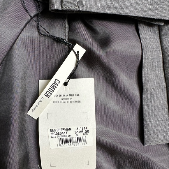 Men’s Ben Sherman Suit 38 Reg blazer 30W 32L slacks gray - Picture 5 of 13